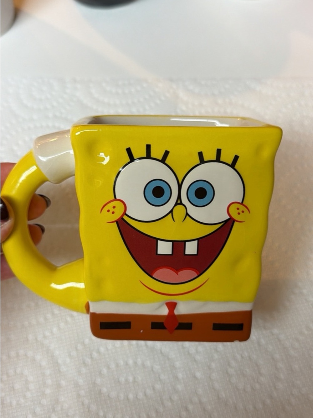 SpongeBob Yellow Ceramic Character Mug